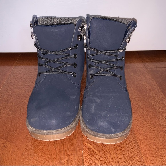 ARDENE | Navy blue | Ankle Booties | Spring/Fall | 6/36 - Picture 7 of 8